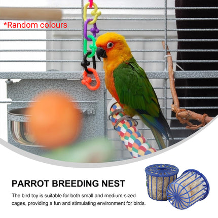 Multifunctional Bird Nest Durable Space Saving Nest for Small Medium Parakeets
