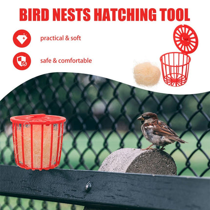 Multifunctional Bird Nest Durable Space Saving Nest for Small Medium Parakeets