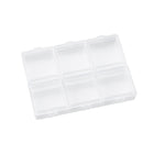 Clear 6 Compartment Parts Boxes 30 Pack PP S M Sizes