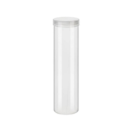 6-Pack Clear Airtight Storage Jars with Lids Transparent Plastic Canisters