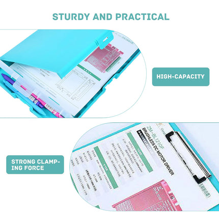 Multi Functional Clipboard Document Box Office Organizer Waterproof Durable