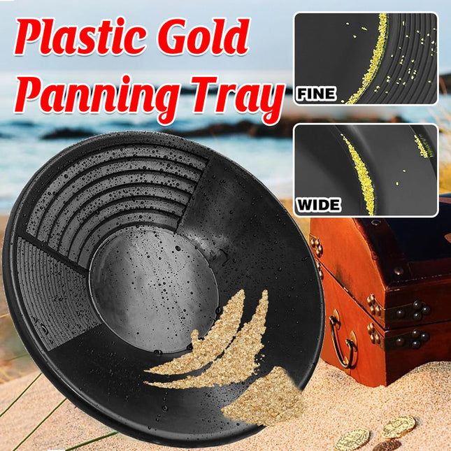 Plastic Gold Panning Basin Portable Hand Wash Mining Sluice Prospecting Tool