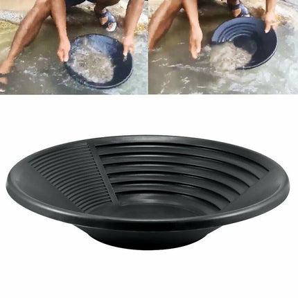 Plastic Gold Panning Basin Portable Hand Wash Mining Sluice Prospecting Tool
