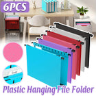 6PCS Hanger Clip Suspension File Folders Durable Plastic For Document Paper Use