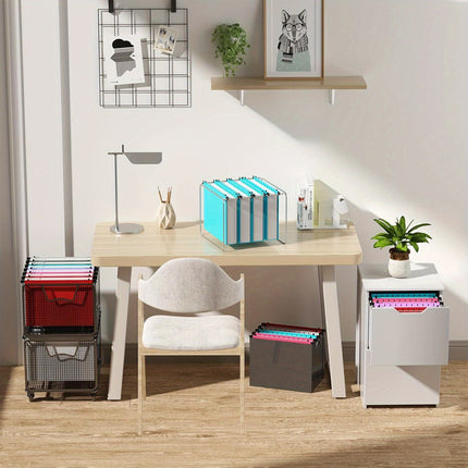 6PCS Hanger Clip Suspension File Folders Durable Plastic For Document Paper Use