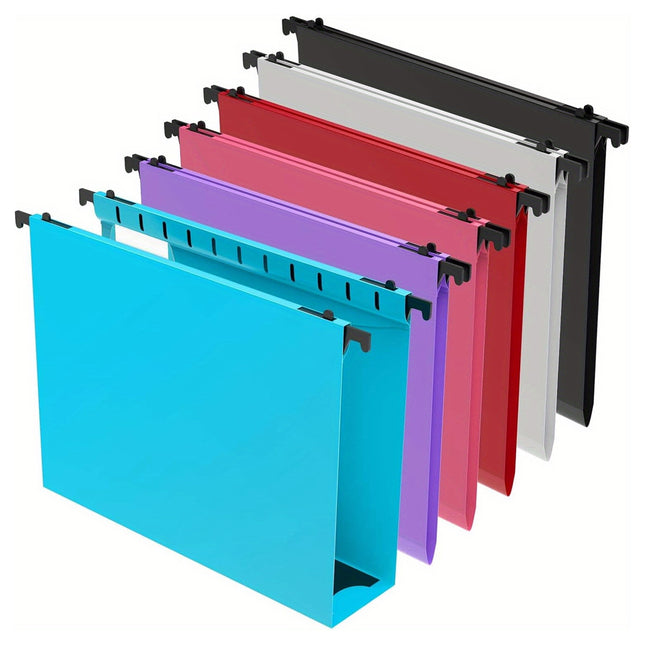 6PCS Hanger Clip Suspension File Folders Durable Plastic For Document Paper Use