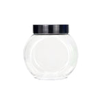 Clear Plastic Storage Jars 50 Pack Black or Clear Lids