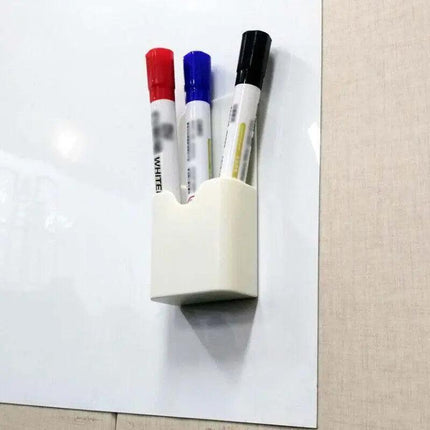 Plastic Magnetic Pen Holder Erase Marker Storage Box Pencil Organizer For Home - Aimall