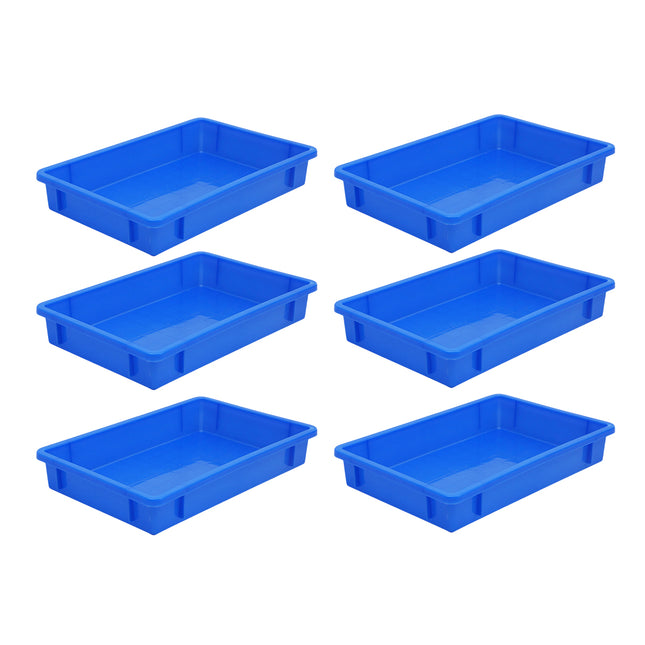 6PCS Stackable Plastic Freezer Food Containers Durable Kitchen Storage Box
