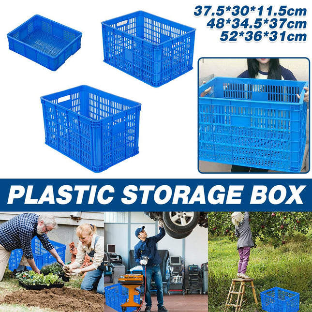 Plastic Rectangular Storage Basket Finishing Transport Box Organizer for Home