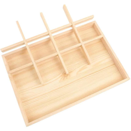 Wooden Jewellery Storage Box Display Tray Organizer for Rings Earrings Necklaces