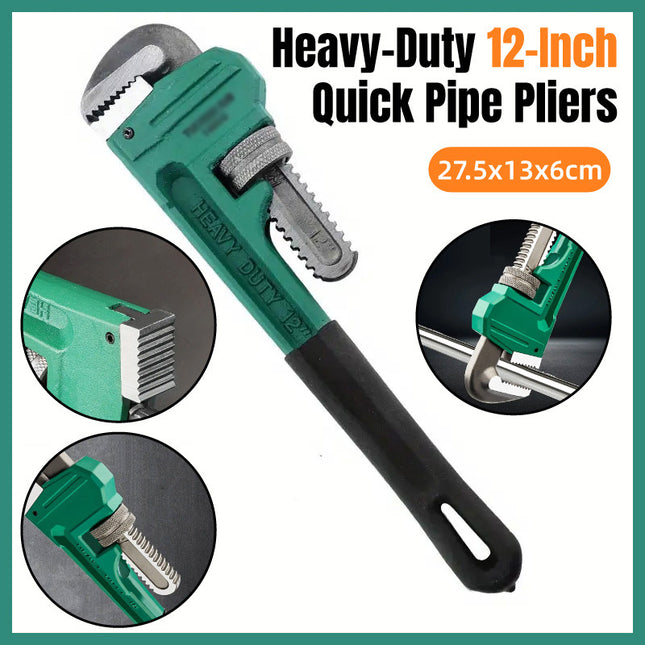 Multifunctional 12 Inch Pipe Pliers Fast Water Pipe Wrench Plumbing Repair Tools