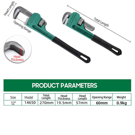 Multifunctional 12 Inch Pipe Pliers Fast Water Pipe Wrench Plumbing Repair Tools