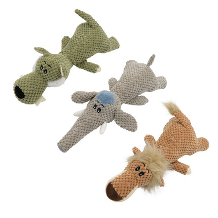 Pet Plush Corn Fleece Squeaky Toy Chew Teeth Cleaning For Dogs Puppies Safe Soft