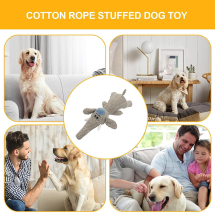 Pet Plush Corn Fleece Squeaky Toy Chew Teeth Cleaning For Dogs Puppies Safe Soft