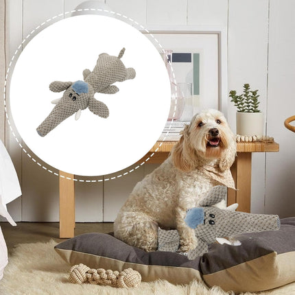 Pet Plush Corn Fleece Squeaky Toy Chew Teeth Cleaning For Dogs Puppies Safe Soft