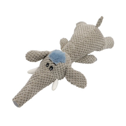 Pet Plush Corn Fleece Squeaky Toy Chew Teeth Cleaning For Dogs Puppies Safe Soft