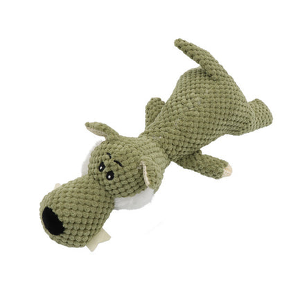 Pet Plush Corn Fleece Squeaky Toy Chew Teeth Cleaning For Dogs Puppies Safe Soft