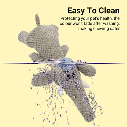 Pet Plush Corn Fleece Squeaky Toy Chew Teeth Cleaning For Dogs Puppies Safe Soft