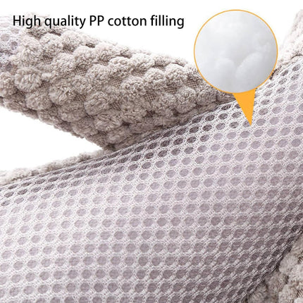 Pet Plush Corn Fleece Squeaky Toy Chew Teeth Cleaning For Dogs Puppies Safe Soft