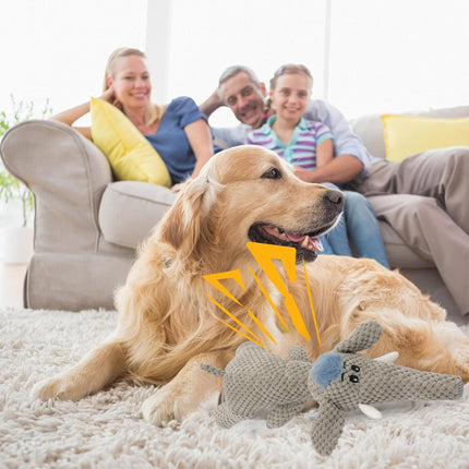 Pet Plush Corn Fleece Squeaky Toy Chew Teeth Cleaning For Dogs Puppies Safe Soft