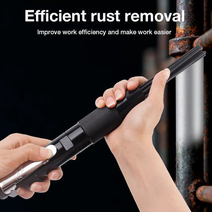 Pneumatic Rust Remover Tool Ergonomic Handle for Metal Auto Body Rust Removal