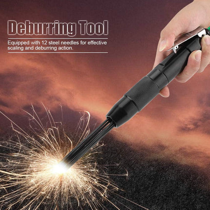 Pneumatic Rust Remover Tool Ergonomic Handle for Metal Auto Body Rust Removal