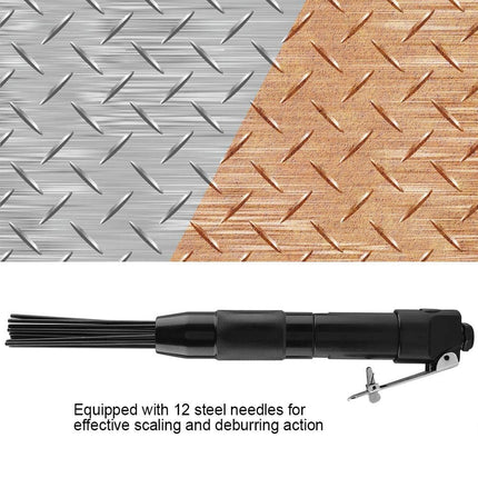 Pneumatic Rust Remover Tool Ergonomic Handle for Metal Auto Body Rust Removal