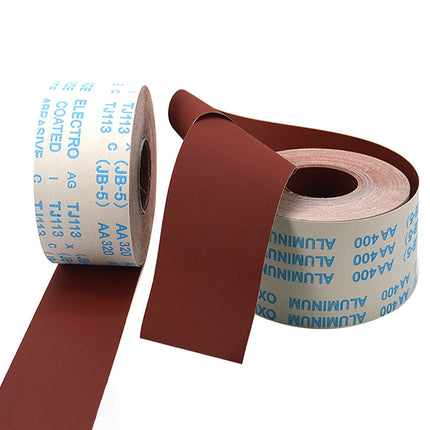 10cm Wide Soft Emery Cloth Roll Hand Torn Sanding Polishing Gauze Abrasive Sheet