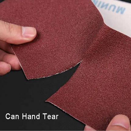 10cm Wide Soft Emery Cloth Roll Hand Torn Sanding Polishing Gauze Abrasive Sheet