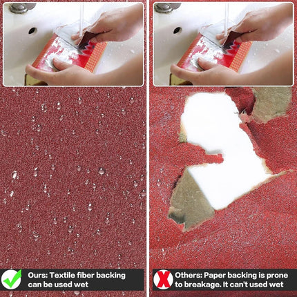 10cm Wide Soft Emery Cloth Roll Hand Torn Sanding Polishing Gauze Abrasive Sheet