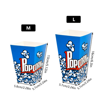 Popcorn Box Snack Box Fries Box Disposable Food Container For Fast Food Takeaway