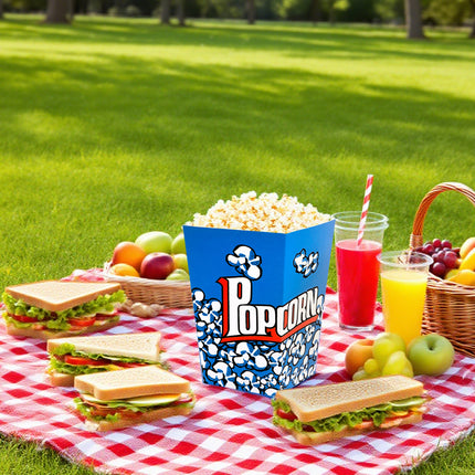 Popcorn Box Snack Box Fries Box Disposable Food Container For Fast Food Takeaway