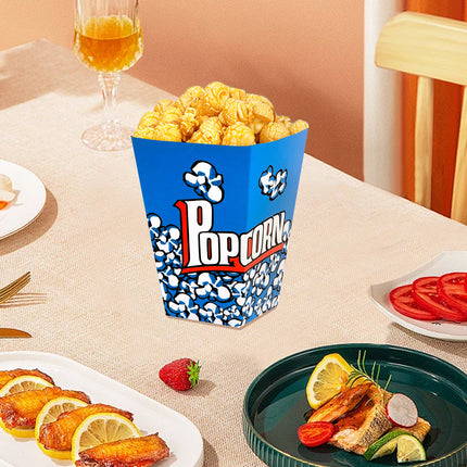 Popcorn Box Snack Box Fries Box Disposable Food Container For Fast Food Takeaway