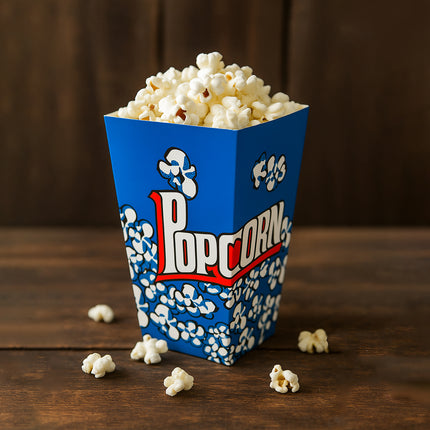 Popcorn Box Snack Box Fries Box Disposable Food Container For Fast Food Takeaway