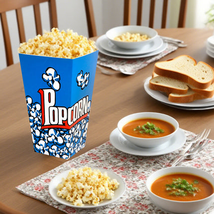 Popcorn Box Snack Box Fries Box Disposable Food Container For Fast Food Takeaway