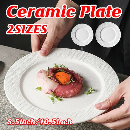Ceramic Steak Vegetable Dessert Salad Plate Home Dinner Plate Kitchen Dining