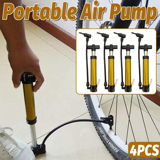 Mini Portable Bicycle Basketball Pump Air Pump for Sports Balls Bike Inflator