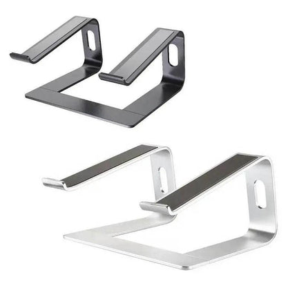 Portable Aluminium Laptop Stand Tray Holder Cooling Riser For 11”-15.4” MacBook - Aimall