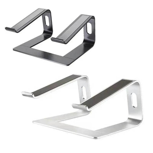 Portable Aluminium Laptop Stand Tray Holder Cooling Riser For 11”-15.4” MacBook - Aimall