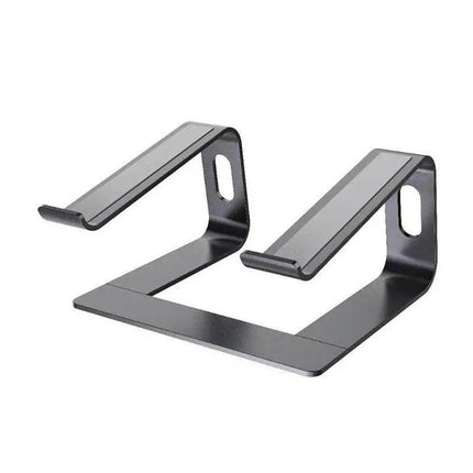 Portable Aluminium Laptop Stand Tray Holder Cooling Riser For 11”-15.4” MacBook - Aimall
