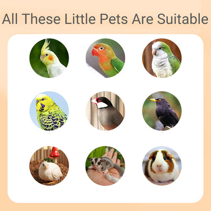 Portable Bird Carrier Cage Backpack Travel Bird Cage Outdoor Ventilated Pet Bag