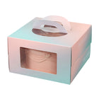 20x Portable Cake Box Cake Container Clear for Birthday Cupcakes Cookies