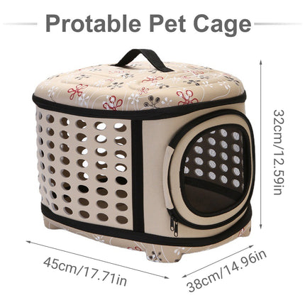 EVA Pet Bag Foldable Portable for Going Out Pet Carrier Travel Bag Small Dog Cat