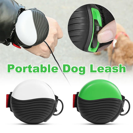 Portable Retractable Dog Leash 3m Length Anti Slip Handle Durable For Dogs Cats
