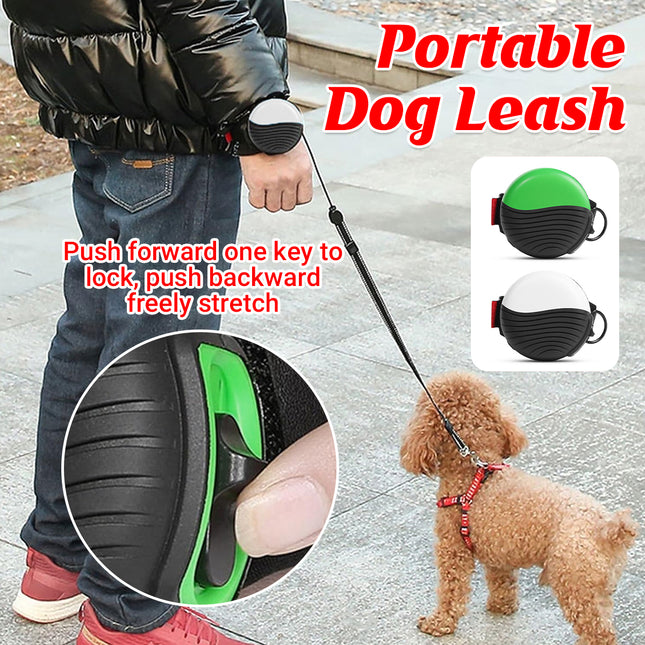 Portable Retractable Dog Leash 3m Length Anti Slip Handle Durable For Dogs Cats