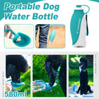 Portable Dog Cat Outdoor Water Cup 580ml Capacity Multicolour Leakproof Durable