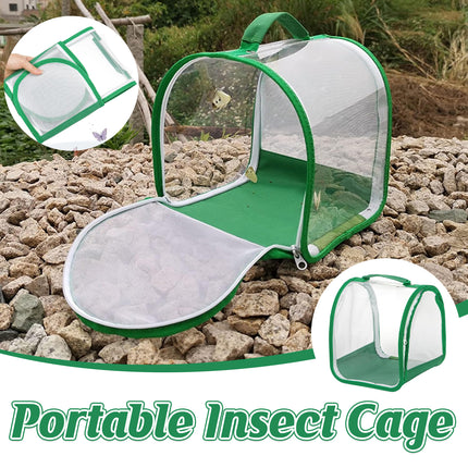 Portable Foldable Insect Cage Transparent for Outdoor Exploration Bug Collecting