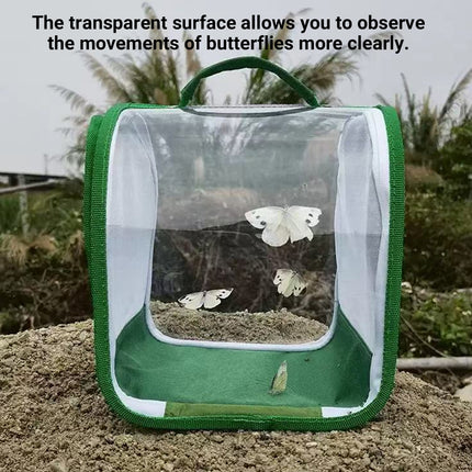 Portable Foldable Insect Cage Transparent for Outdoor Exploration Bug Collecting