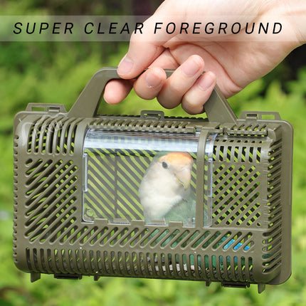Parrot Travel Cage Handheld Portable for Small Parrots Budgies Cockatiels Birds